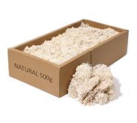 floral supplies Stabilised Reindeer Moss - Preserved Lichen for Model Scenery, Railway Landscapes, Terrariums, Floristry & Art Crafts - Soft Texture & Maintenance Free (Natural Vibes, 100g)