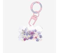 Floral Swirls Ivy Printing Fashion Dog Tags Acrylic Keychain Dog Bone Shape Double Sided Pattern Tags for Dogs and Cats