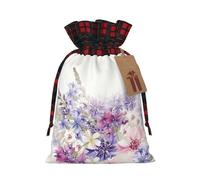 Floral Swirls Ivy Wrapping Gift Bags Xmas Bags For Presents For Xmas Birthday Holiday Party ï¼ŒReusable