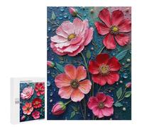Floral Symphony︰ A 3D Floral Art Adult Puzzle, 500 PCS, Relaxing Jigsaw Activity, A Satisfying Project for Experienced Puzzlers, at Home