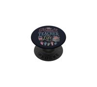 Floral Teacher Life Classroom Coffee Book Lover PopSockets Adhesive PopGrip