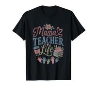 Floral Teacher Life Classroom Coffee Book Lover T-Shirt
