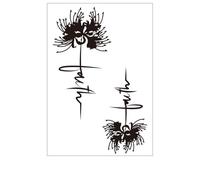 Floral Temporary Tattoos, Waterproof, Friendly Materials, Non-Irritating Skin Art, Quick Application for Daily Use, Nature-Inspired Removable Tattoo Designs