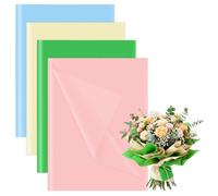 Floral Tissue Paper Bulk 100 Sheets 4 Colours 35x50cm