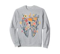 Floral Tooth, Boho Flower Dental Student Dental Assistant Sweatshirt