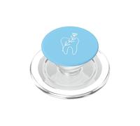 Floral Tooth Dental Assistant Aesthetic Line Art PopSockets PopGrip for MagSafe