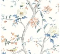 Floral Trail Chinoiserie Peel And Stick Wallpaper