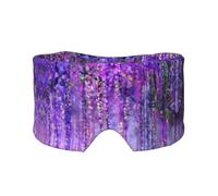 Floral Tree Print Sleep Eye and Ear Muffs Mask - Adjustable Yoga Travel Headband, Keep Warm Shading Comfortable Aid