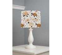 Floral Turtles Serenade lightshade - 20 x 18.5cm Table Drum Shade | 69AA1E