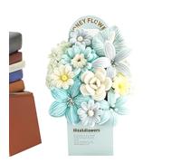 Floral Twister - Chenille Racks, Creative Sculpture Holders, Advanced Hobby Arrangement, Hardware Organization Accessory, Professional Art, Pastel Fiber Tier for Wedding Home Classroom