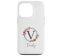 Floral Verity Name Flower Personalized Name Verity Case for iPhone 13 Pro