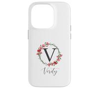 Floral Verity Name Flower Personalized Name Verity Case for iPhone 14 Pro