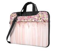 Floral Wall Printed Waterproof Laptop Case Ultra-Thin Portable One-Shoulder Laptop Bag 600d Oxford 13in/14in/15.6in