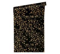 Floral Wallpaper Versace 4 Non-Woven Wallpaper 10.05 m x 0.70 m Black Gold Made in Germany 935854 93585-4
