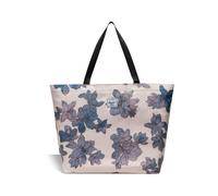 Floral Waves Tote Bag - female - Herschel - Shopping Bags - Multicolor - ONE SIZE - Bags ONE SIZE