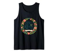 Floral Wildflowers Cottagecore Art Easter Jesus He is Risen Tank Top