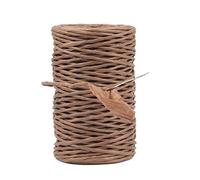 Floral Wire, Bind Wire Rustic Wire Wrapping Wire 2mm 22 Gauge 164 Feet Vine Wire Waterproof Paper Wrapped Rope for Flower Bouquets, DIY Projects, Wedding Decorating (Brown Color)