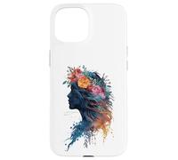 Floral Woman Botanical Beauty Petals Bloom Feminine Grace Case for iPhone 15