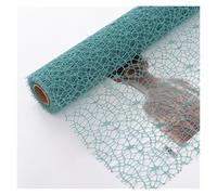 Floral Wrapping Mesh Net | Irregular Hollow Design Bouquet Wrap Paper, Breathable Fresh Flower Packaging Sheets for Florist & DIY Flower Arranging Supplies(10-green)