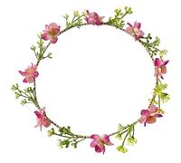 Floral Wreath Elastic Headband Flower Headpiece Headwear Hair Accessories For Festival Weddings And Special Event