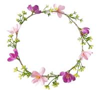 Floral Wreath Elastic Headband Flower Headpiece Headwear Hair Accessories For Festival Weddings And Special Event
