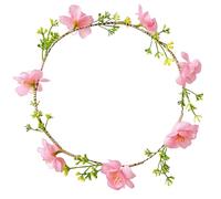 Floral Wreath Elastic Headband Flower Headpiece Headwear Hair Accessories For Festival Weddings And Special Event
