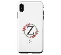 Floral Zoe Name Flower Personalized Name Zoe Case for iPhone XS Max