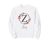 Floral Zoey Name Flower Personalized Name Zoey Sweatshirt