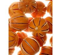 Floralcraft 10Pcs Dried Whole Oranges - Fresh Scented Dried Fruit Whole Oranges For Christmas Wreath Garlands, Pot Pourri, Florist Décor