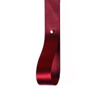 Floralcraft® 12mm Satin Ribbon 25m Roll - Premium Double-Sided Fabric Ribbon for Gift Wrapping, Crafts, Wedding Decorations, Floristry & DIY Projects (Burgundy)