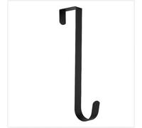 Floralcraft 13" Wreath Hook - Black Wreath Door Hanging Hook Hanger for Christmas Wreaths