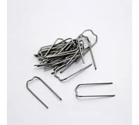 Floralcraft 1KG German Mossing Pins 3cm - Stainless Steel Florist U Pins for Wreath Making, Floral Arrangements, Air Plants & Funeral Tributes