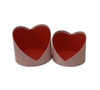 Floralcraft® 2-Pcs Pink Aria Heart Box for presenting flowers, gifts, and keepsakes with a refined touch