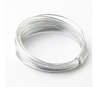 Floralcraft 2mm x 11.7m Aluminium Wire - Silver - Bendy Wire for Jewelry Making, DIY Sculpture, Modelling Making and Crafts