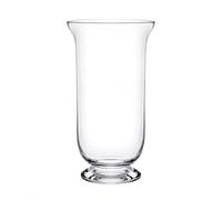 Floralcraft® 30cm Clear Glass Hurricane Vase - Decorative Candle Holder Lantern for Modern Home Décor, Dining Tables & Ambient Styling