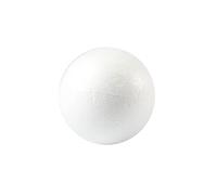 Floralcraft 30Pcs 8cm Polystyrene Foam Balls, White Solid Sphere Polystyrene Balls for Art Craft, School Projects, Christmas and Easter Party Decorations