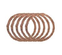 Floralcraft® 5 Pcs 50cm Vine Wreaths Ring Branch Rattan Wreath for Christmas, DIY Craft, Front Door Wall Hanging, Wedding and Party Décor