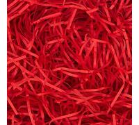 Floralcraft 5KG Shredded Tissue Paper - Red, Fine Cut Acid Free Soft Shredded Paper for Gift Box, Hamper Stuffing, Easter Basket Filling, DIY Gift Packaging