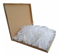 Floralcraft 5KG Shredded Tissue Paper - White, Fine Cut Acid Free Soft Shredded Paper for Gift Box, Hamper Stuffing, Easter Basket Filling, DIY Gift Packaging