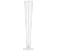 Floralcraft® 60cm Conical Vase Premium Quality Glass Vase for Home Décor, Centerpiece, Flower Vases