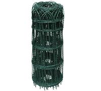 FLORALCRAFT® 65cm x 10m Decorative Hoop Top Garden Border Fence - Strong Green PVC Coated Wire Fencing for Boundaries and Edging Flower Beds or Lawn
