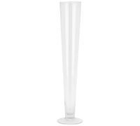 Floralcraft® 80cm Conical Vase Premium Quality Glass Vase for Home Décor, Centerpiece, Flower Vases