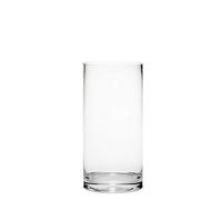 Floralcraft® 9cm x 25cm Clear Glass Cylinder Vase, Decorative Tall Flower Vase Plant Bud Container for Home Office Wedding Table Centerpiece (Set of 2)
