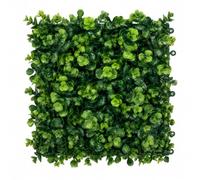 Floralcraft® Artificial Eucalyptus Green Wall Panels (Pack of 3, 25 × 25cm) - Fake Hedge Panels for Privacy Screen, Garden Fencing, Balcony & Indoor Outdoor Use