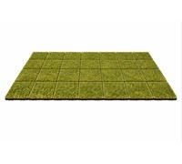 Floralcraft® Artificial Grass Tiles 30cm x 30cm - Interlocking Outdoor Turf Flooring for Patio & Garden (Set of 24)
