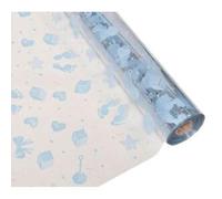 Floralcraft® Babyprint Cellophane (80cm x 100m) - Blue