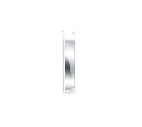 Floralcraft Catalina Over Door Mirror (White), Full Length Mirror (33 x 110cm) - Hanging Door Mirror for Bedroom, Bathroom or Wardrobe