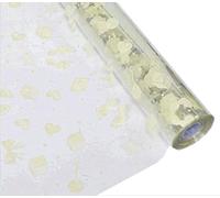 Floralcraft® Cellophane Wrap Roll Florist Gifts 80cm x 100m - Ivory Cream