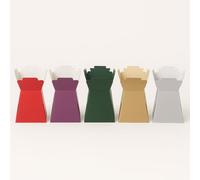 Floralcraft® Christmas Colour Hand-Tied Living Vase Boxes - Pack of 30 | Assorted Florist Bouquet Presentation & Transport Boxes | Water-Fill Aqua Pack Use | Trade Supply