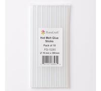 FLORALCRAFT® Hot Melt Glue Gun Sticks - 10 Pack - 30cm x 1cm - Fast Bonding Adhesive for Floristry, Crafts & DIY